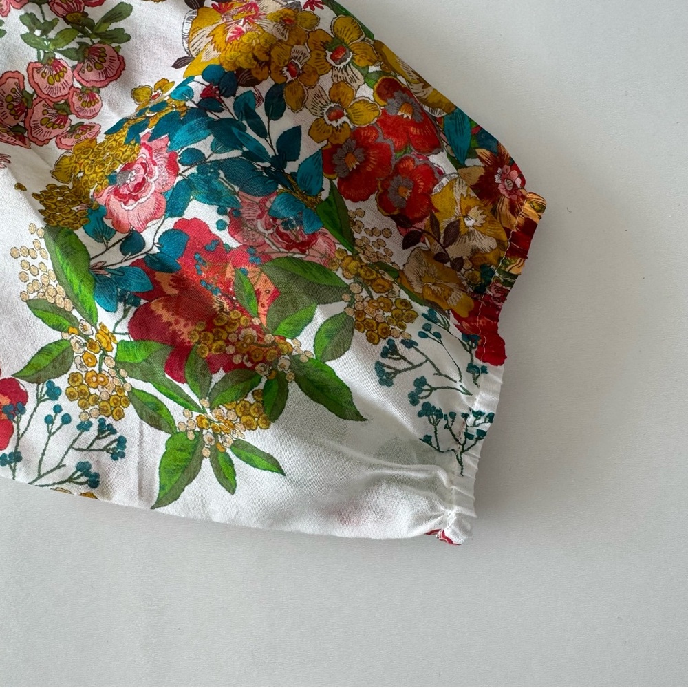 Johnny Was MILLO Floral Shirt Dress Floral Garden Print NEW Cotton Silk MEDIUM - Picture 7 of 9